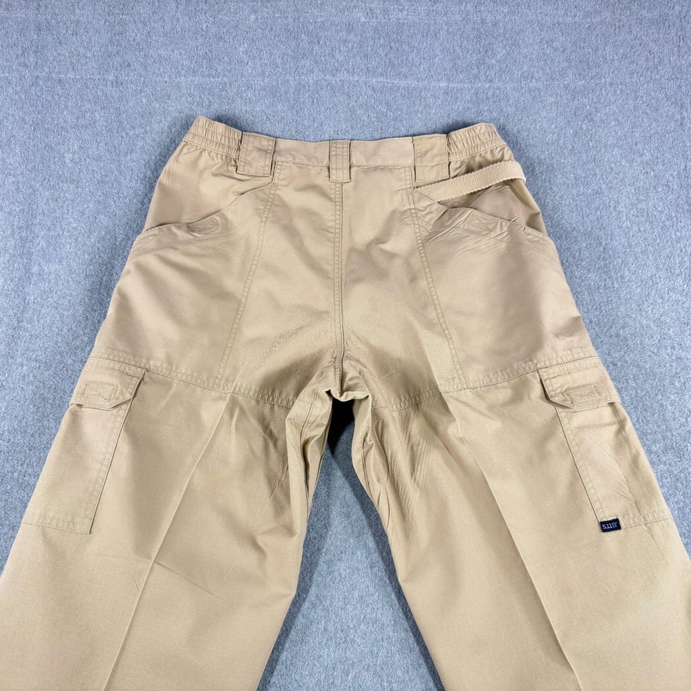 Men's Tan Cargo Work Pants - Durable Utility Trousers